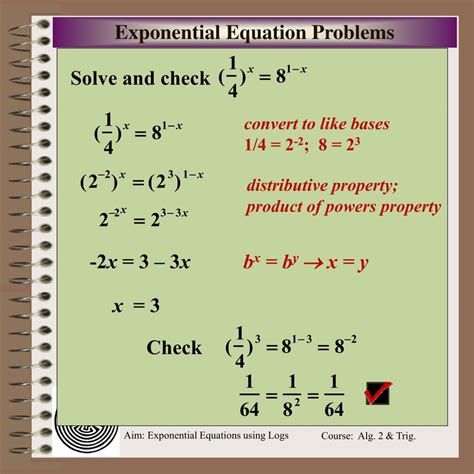 Toradh íomhá ar Pattern Exponential Equation