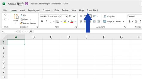 Adding Developer Tab in Excel に対する画像結果