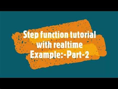 AWS Step Function Real-Time Example に対する画像結果