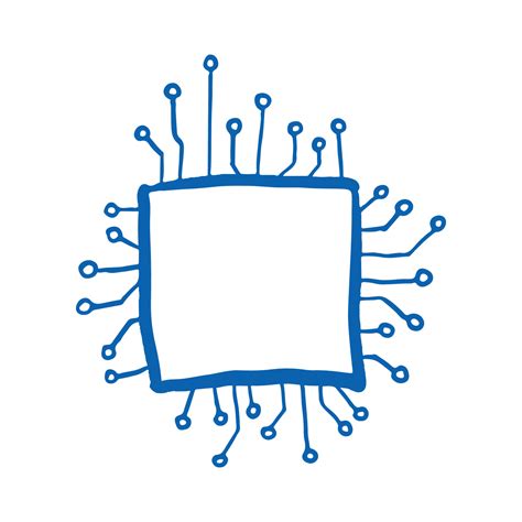 Image result for Microprocessor Easy Drawing
