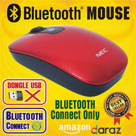 Image result for Red LED Wireless Mouse NEC
