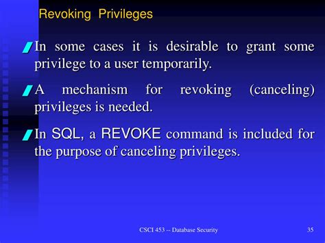 Image result for Meaning of Revoking the Right of the Privileged User