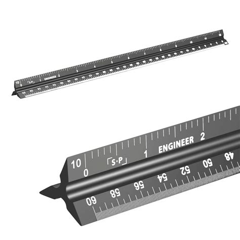 Image result for How to Read a Engineer Scale Ruler