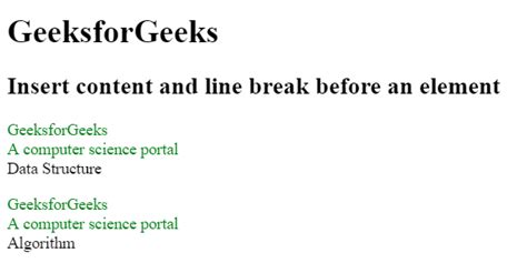 Image result for CSS Insert Line Break