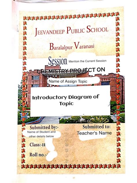 Image result for First Page of Project File