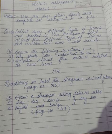 Image result for Class 7 Assignment 2022 Science