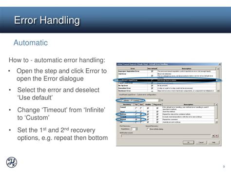 Image result for Automated Error Handling