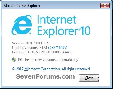 Toradh íomhá ar Internet Explorer 32-Bit