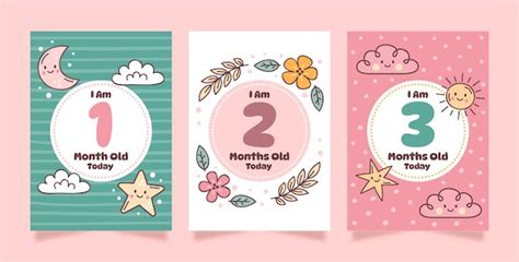 Afbeeldingsresultaten voor Baby Milestone Cards