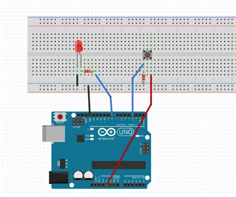 Toradh íomhá ar Arduino LED Button