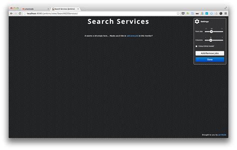 Toradh íomhá ar Jenkins Build Monitor View