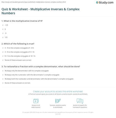 Toradh íomhá ar Multiplicative Inverse Complex Numbers
