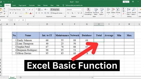 Image result for Beginner Excel Functions
