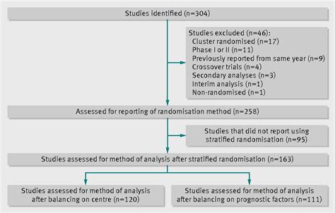 Stratified Randomization Method Flow Chart に対する画像結果
