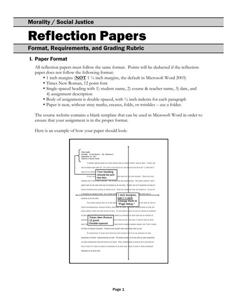 Afbeeldingsresultaten voor Course Reflection Paper Example