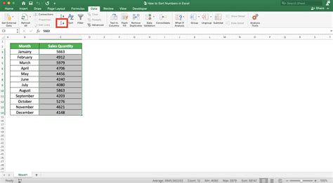 Image result for How to Sort Numbers in Excel