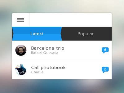Image result for Scrollable Tabs UI Design