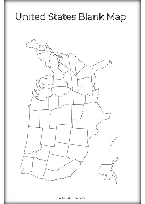 Image result for USA State Map Blank