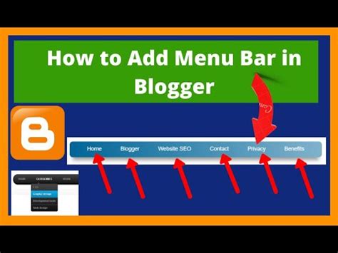 Toradh íomhá ar Image of Menu Tab On Blog