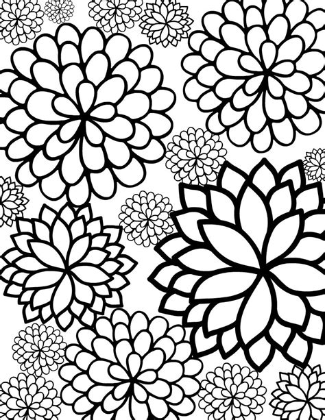 Image result for Flower Pattern Coloring Sheets