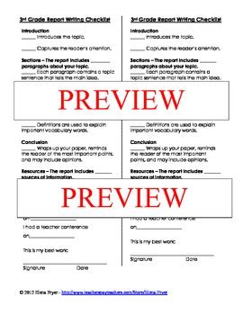 Afbeeldingsresultaten voor Report Writing Checklist