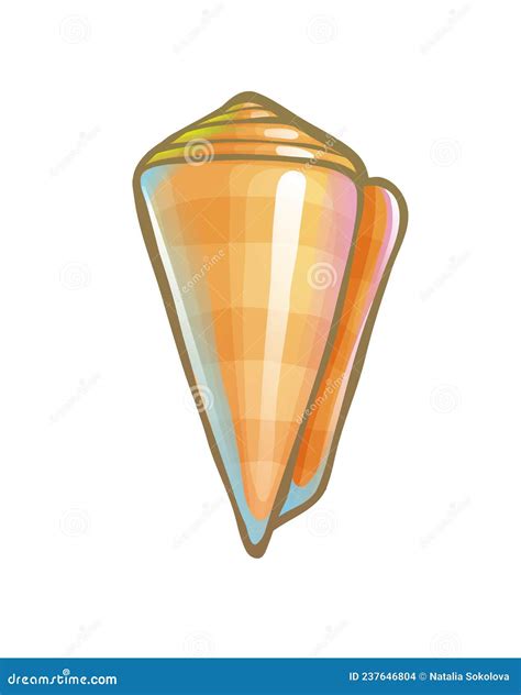 Toradh íomhá ar Cone Shell Vector