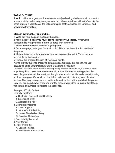 Topic Outline Example PDF に対する画像結果