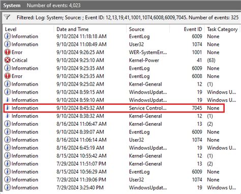 Image result for EventLog Codes