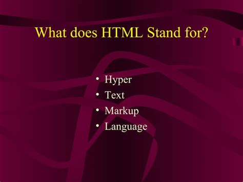 Image result for HTML Stands For