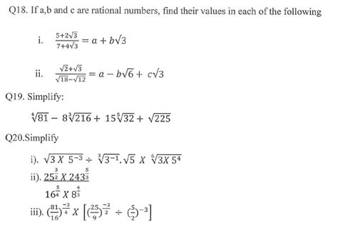 Image result for Number System Class 9 Worksheet with Answers