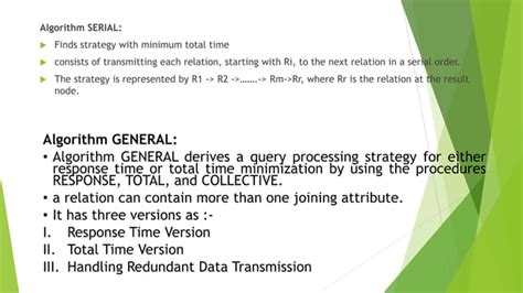 Image result for Query Processing in Distributed Database PPT