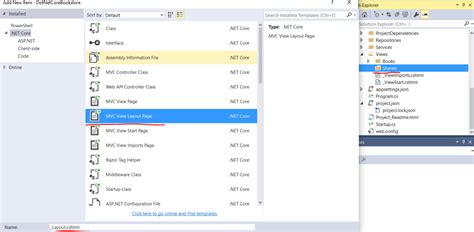Typical .Net Core Project Layout に対する画像結果