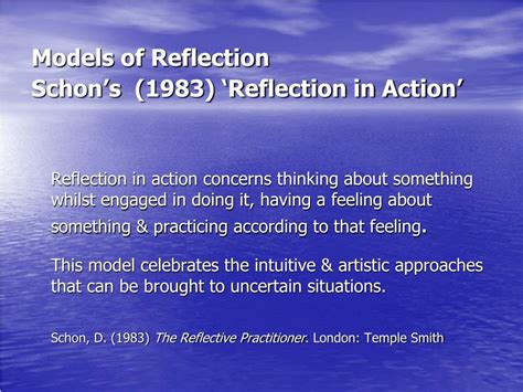 Image result for Schon Reflective Practice