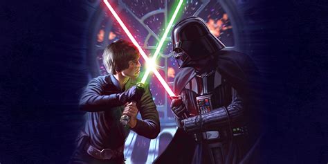 Image result for Luke vs Vader Blue