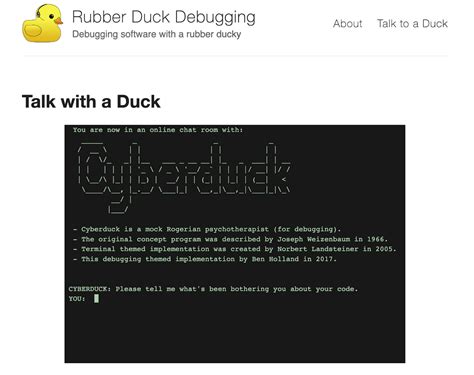 Image result for Rubber Duck Debugging