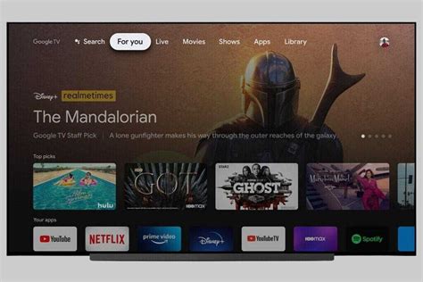 Image result for Android TV App UI