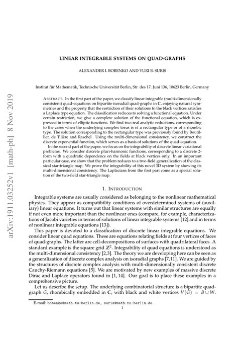 Integrable Graphs に対する画像結果