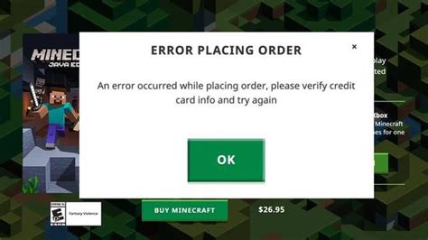 Image result for Minecraft Card Error
