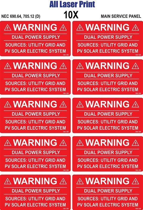 Input Power Warning Label に対する画像結果