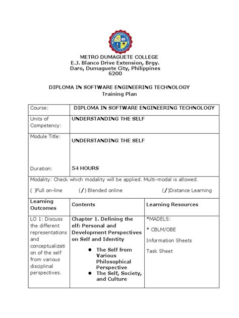 Creating the Self Module Assignment に対する画像結果