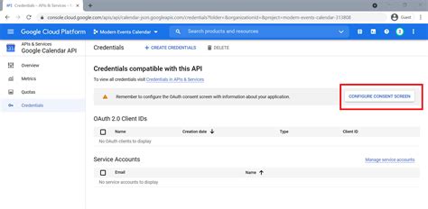 Image result for Google Calendar API Key