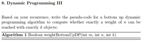 Toradh íomhá ar Recurrence Dynamic Programming