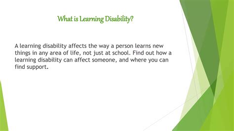 Image result for What Is a Learning Disability Slide