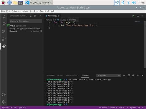 Image result for Pi in Visual Studio Code