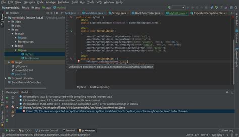Toradh íomhá ar Exception Type and Causes of Exception in Java