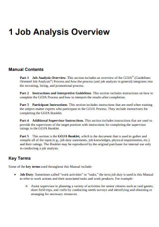 Image result for Job Analysis Paper Example