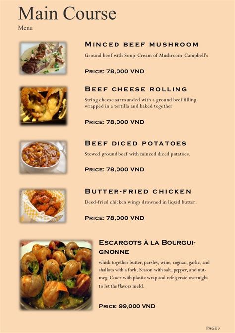 Image result for Main Course with Name