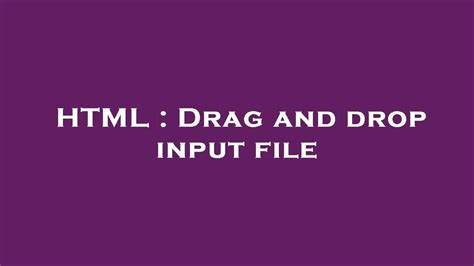 Image result for HTML Input Image Drag and Drop