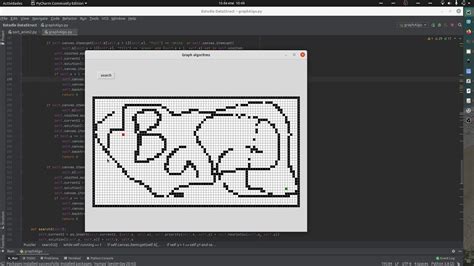 A* Algorithm in Python Code に対する画像結果