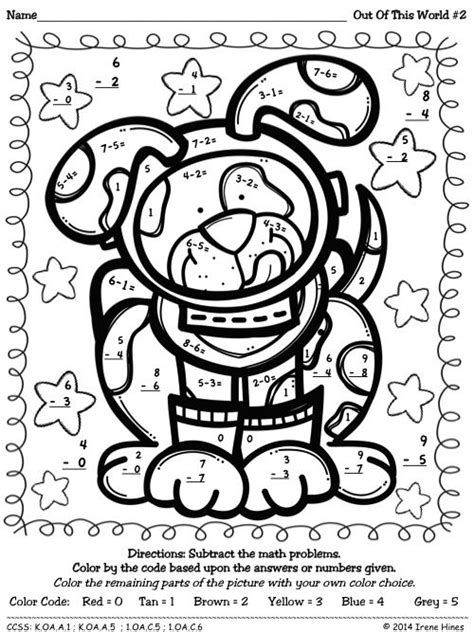 Image result for Math Coloring Puzzle